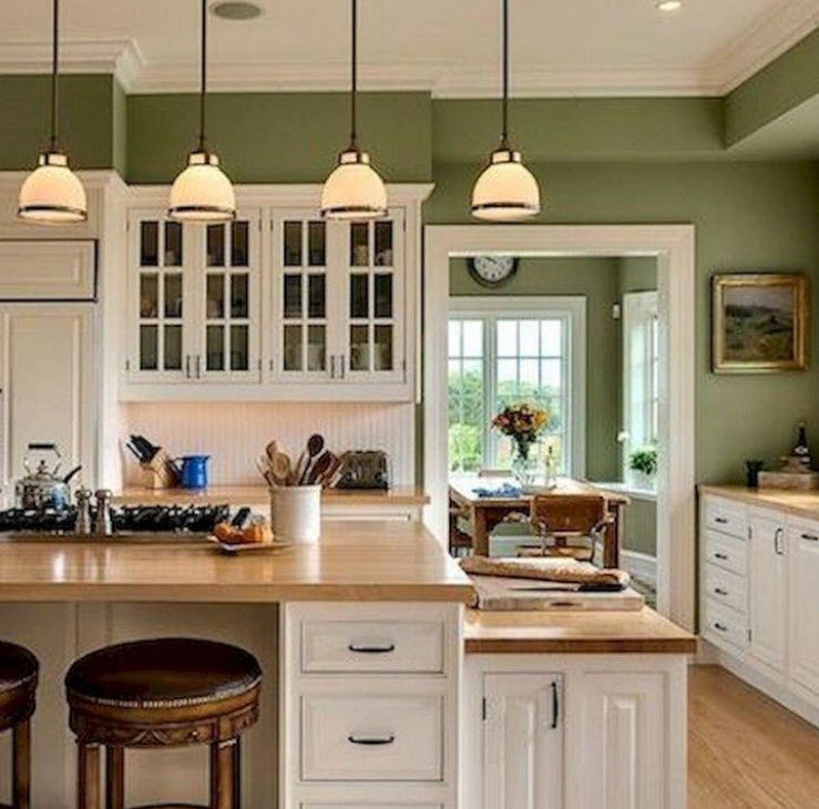 Kitchens in Green